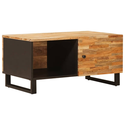 Konferenční Stolek Hnědá 80 X 50 X 40 Cm Masivní Mangové Dřevo