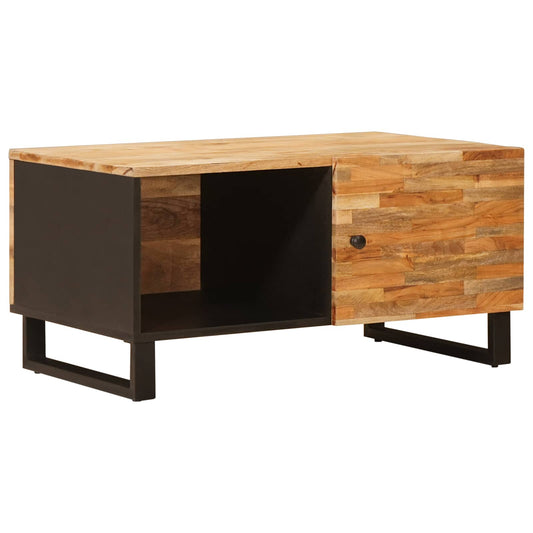 Konferenční Stolek Hnědá 80 X 50 X 40 Cm Masivní Mangové Dřevo