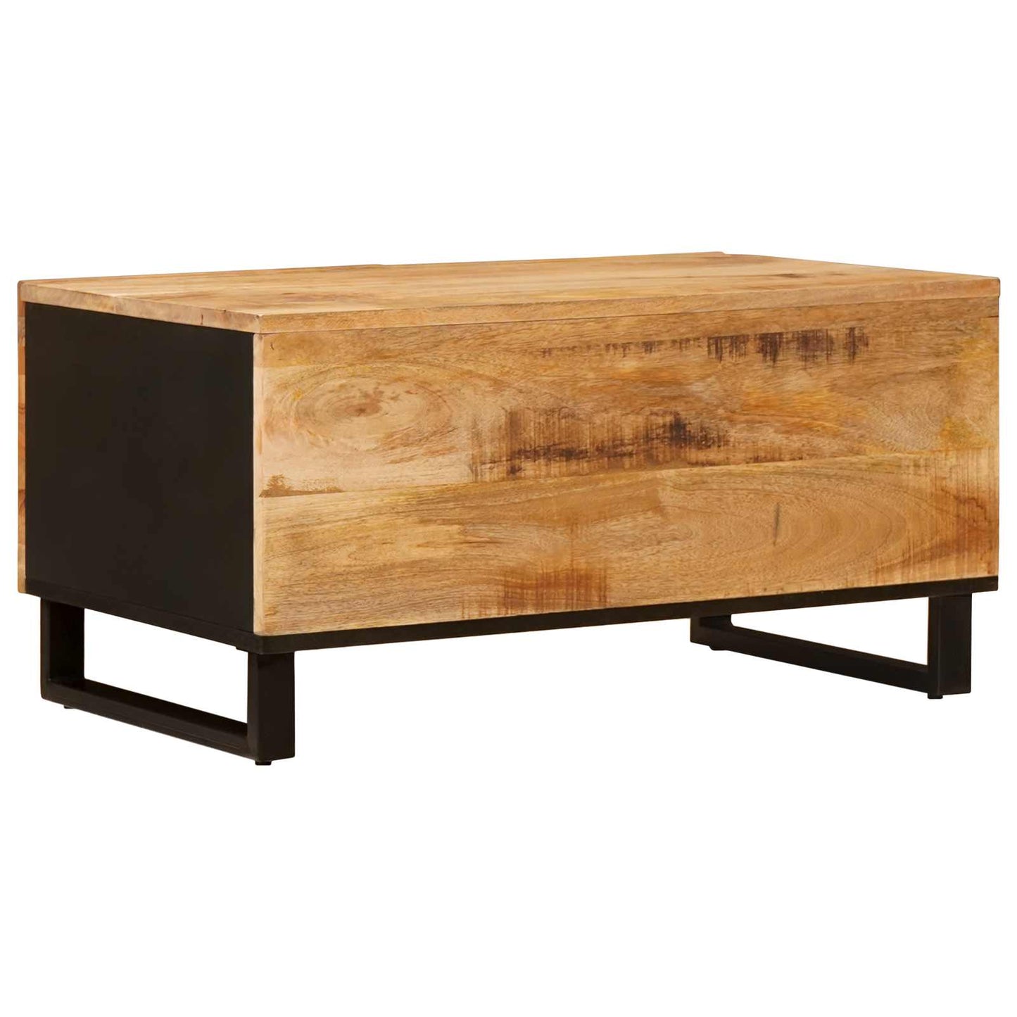 Konferenční Stolek Hnědá 80 X 50 X 40 Cm Masivní Mangové Dřevo