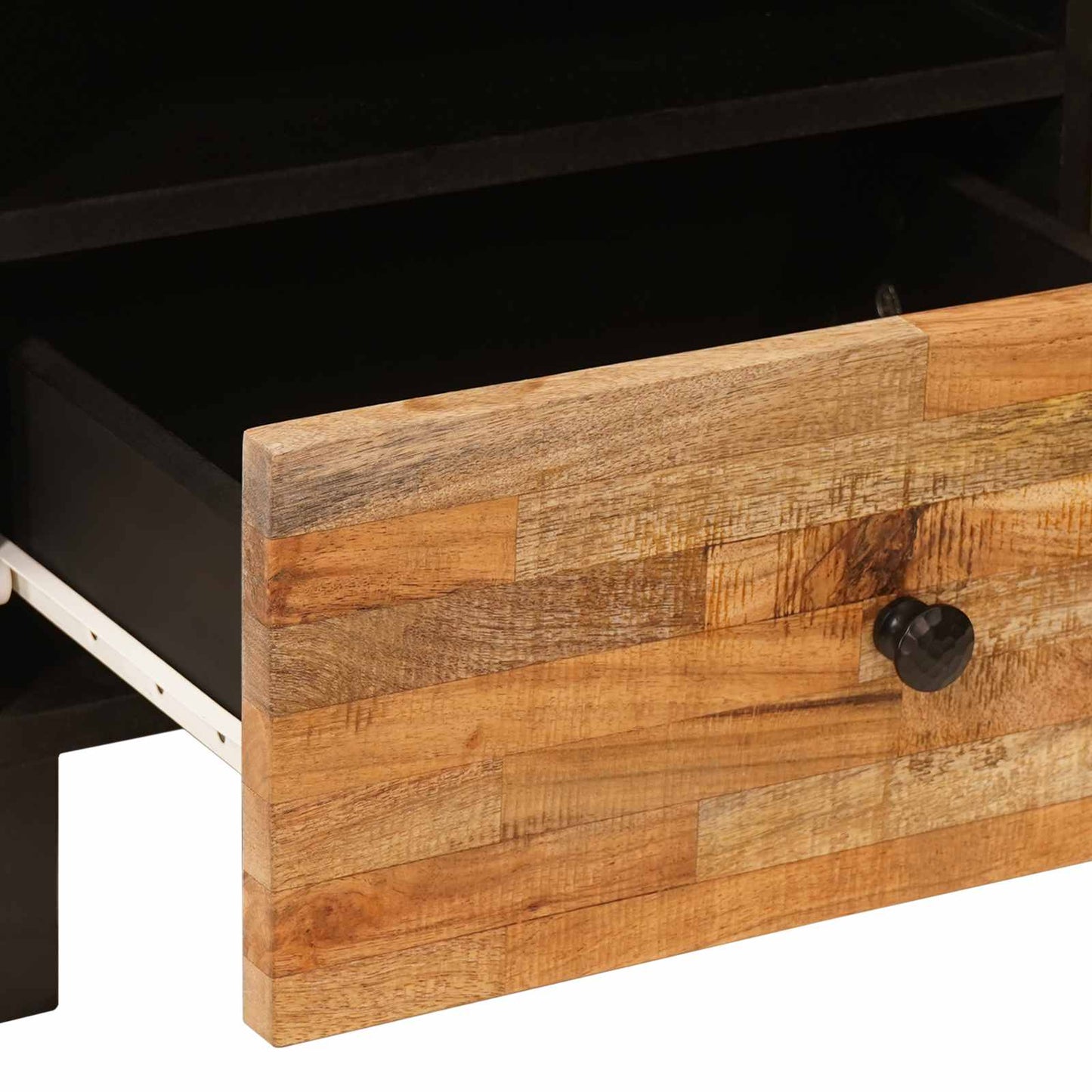Konferenční Stolek Hnědá 80 X 54 X 40 Cm Masivní Mangové Dřevo