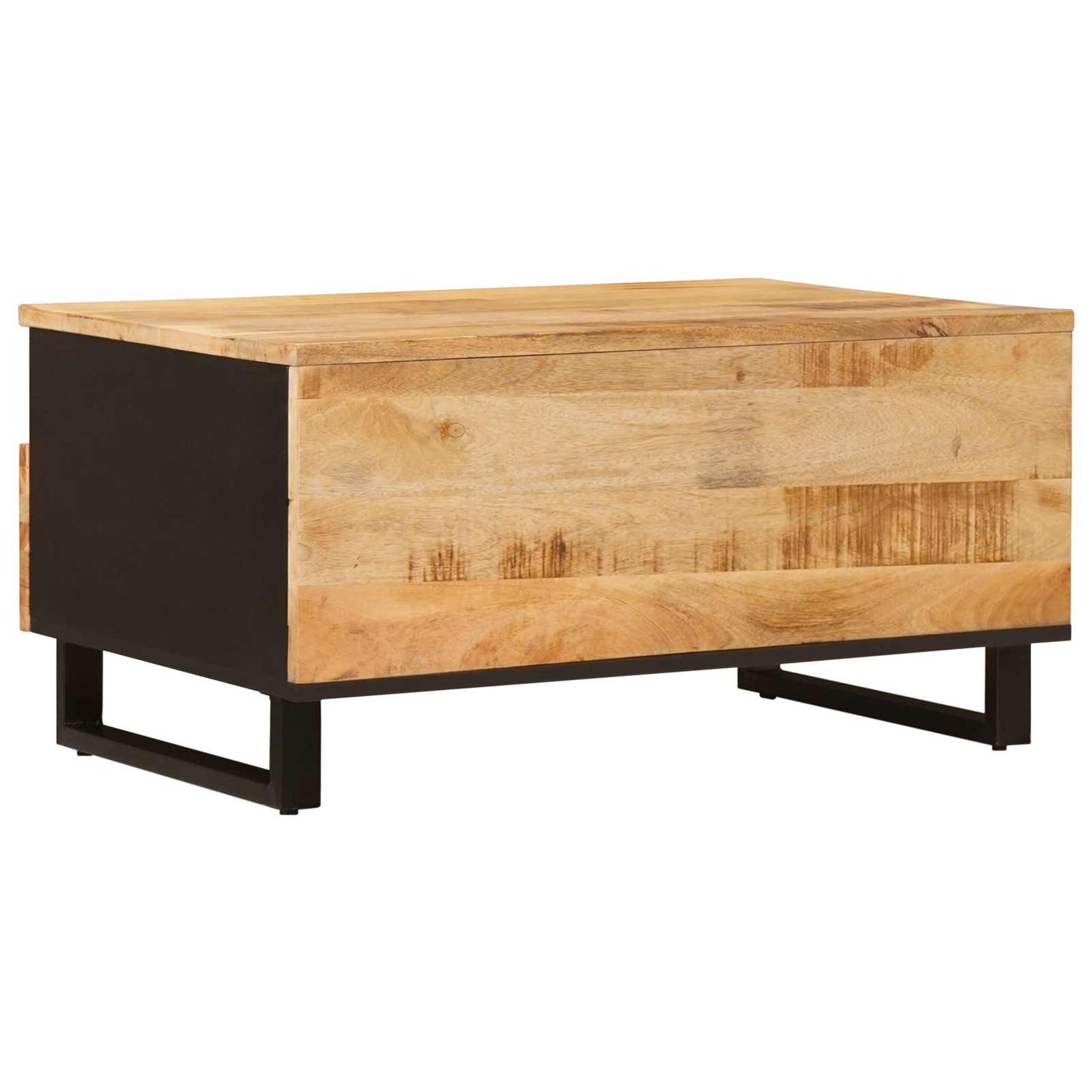 Konferenční Stolek Hnědá 80 X 54 X 40 Cm Masivní Mangové Dřevo