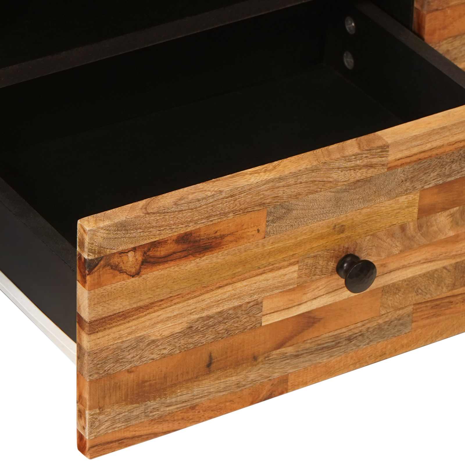 Televizní Skříň Hnědá 105 X 33 X 46 Cm Masivní Mangové Dřevo