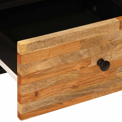 Televizní Skříň Hnědá 100 X 33 X 46 Cm Masivní Mangové Dřevo