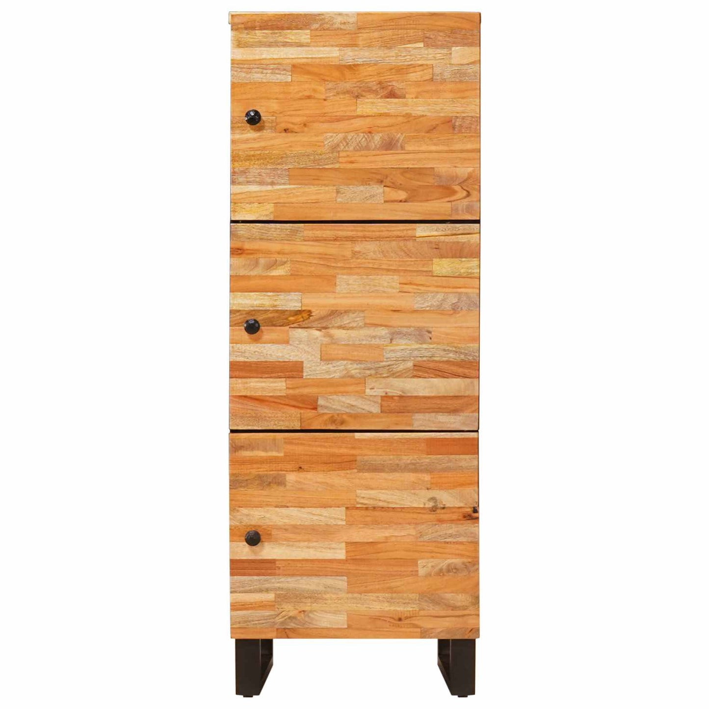 Úložný Vysoký Stůl Hnědá 40 X 33 X 110 Cm Masivní Mangové Dřevo