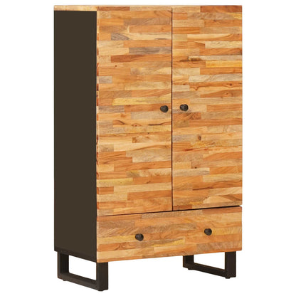 Úložný Vysoký Stůl Hnědá 60 X 33 X 100 Cm Masivní Mangové Dřevo