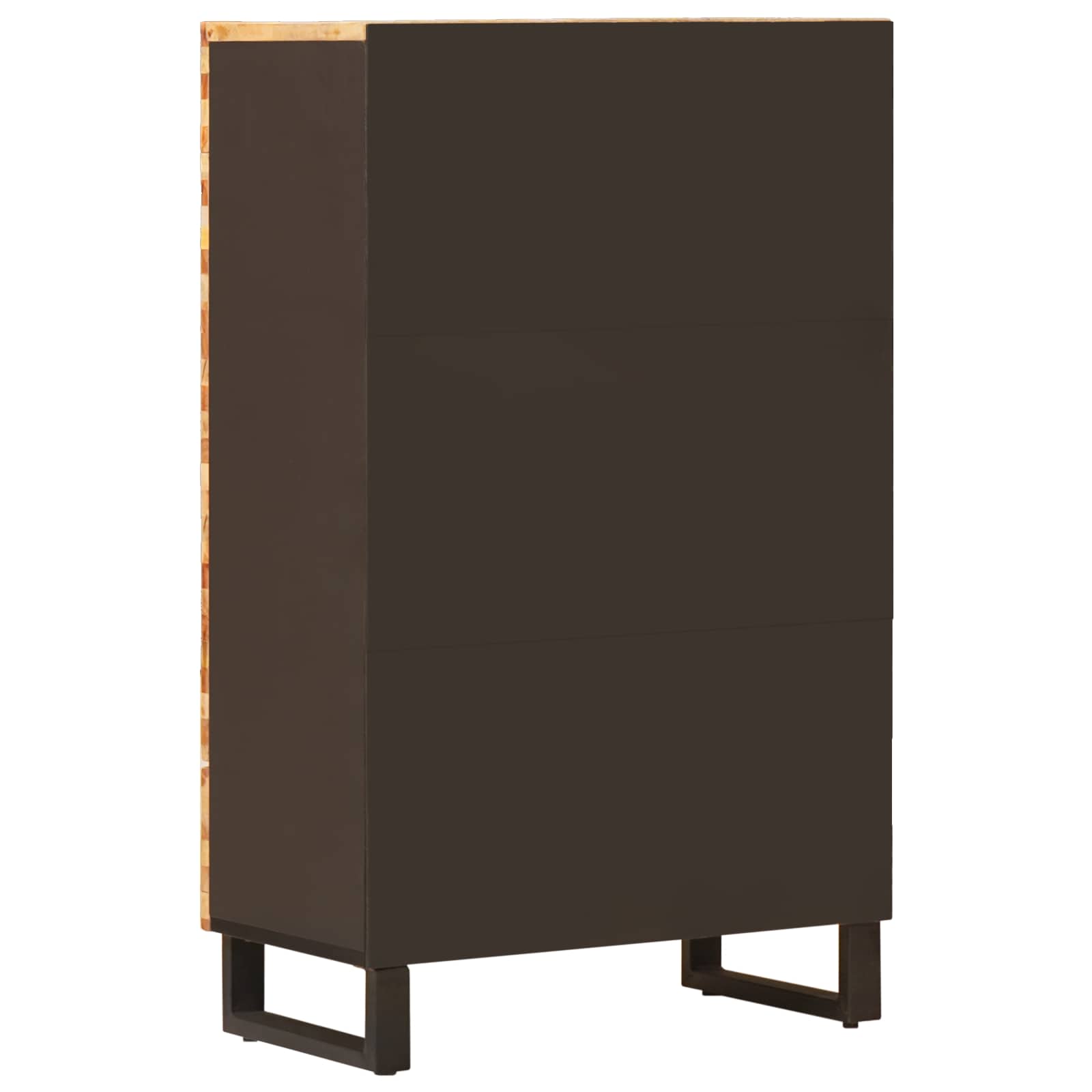 Úložný Vysoký Stůl Hnědá 60 X 33 X 100 Cm Masivní Mangové Dřevo