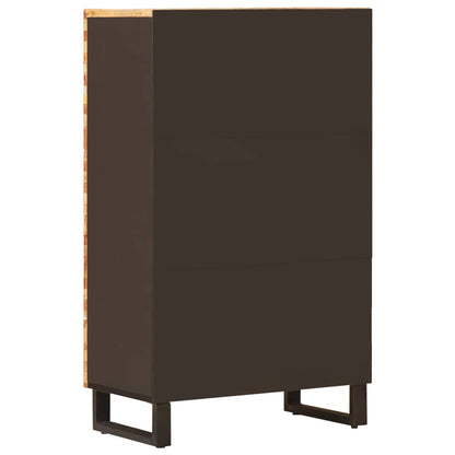 Úložný Vysoký Stůl Hnědá 60 X 33 X 100 Cm Masivní Mangové Dřevo