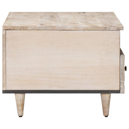 Konferenční Stolek 80 X 54 X 40 Cm Masivní Mangové Dřevo