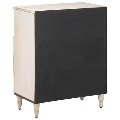 Servírovací Skříň 60 X 33,5 X 75 Cm Masivní Mangové Dřevo