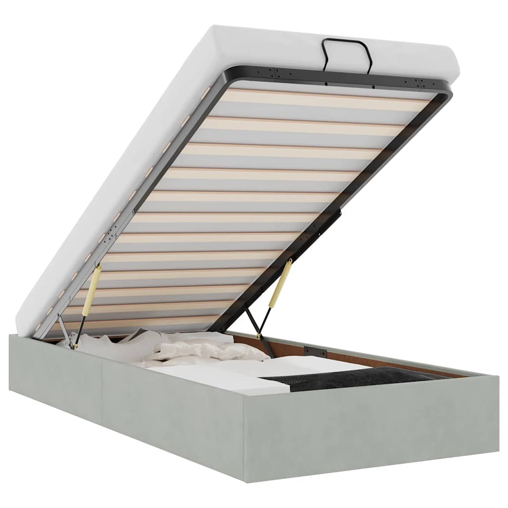 Osmanský Rám Postele Bez Matrace Samet