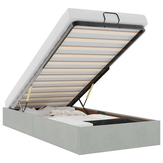 Osmanský Rám Postele Bez Matrace Samet