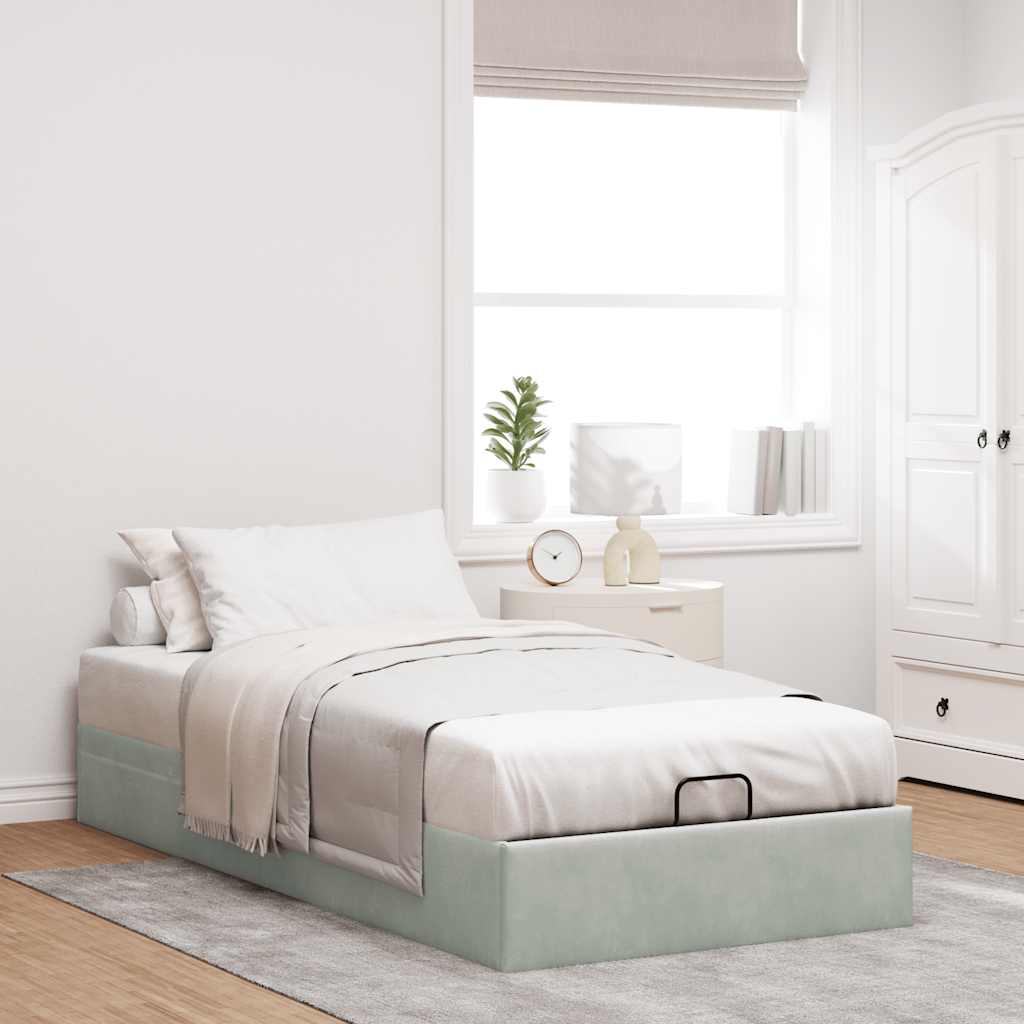 Osmanský Rám Postele Bez Matrace Samet