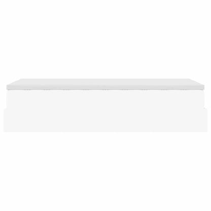 Osmanský Rám Postele S Matrací Bílý 90X200Cm Umělá Kůže