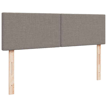 Osmanský Postel S Matrací Taupe 140X190 Cm Textil