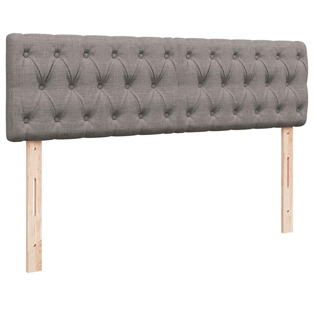 Osmanský Postel S Matrací Taupe 140X190 Cm Textil