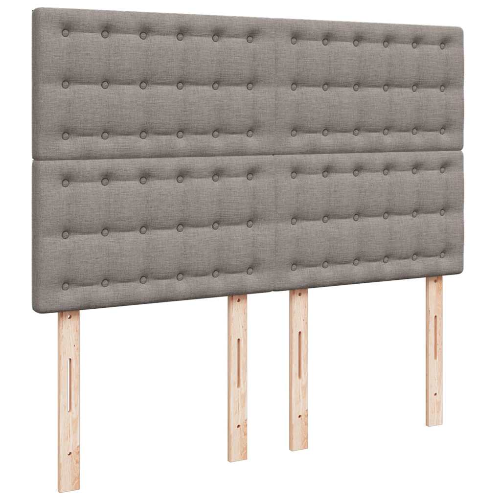 Osmanský Rám Postele S Matrací Taupe 140X190Cm Textil