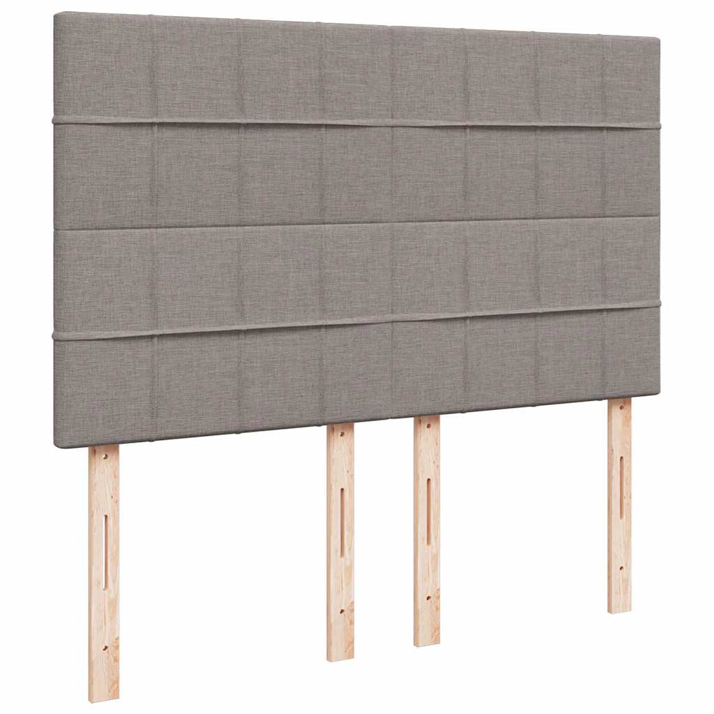 Osmanský Rám Postele S Matrací Taupe 140X190Cm Textil