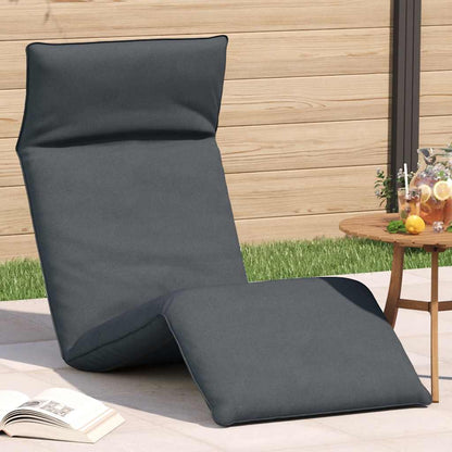Skládací Lehátko Černé 175X54X8,5 Cm Oxford Fabric