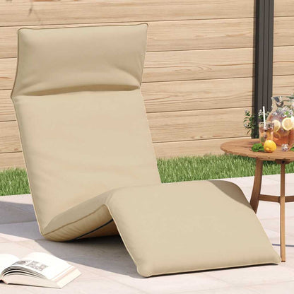 Skládací Lehátko Černé 175X54X8,5 Cm Oxford Fabric