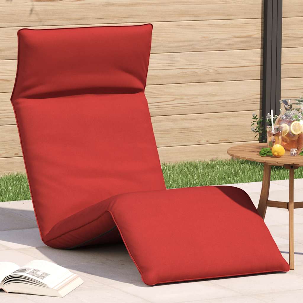 Skládací Lehátko Černé 175X54X8,5 Cm Oxford Fabric