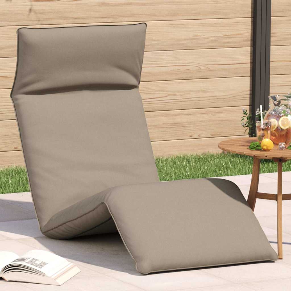 Skládací Lehátko Černé 175X54X8,5 Cm Oxford Fabric
