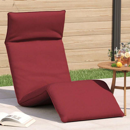 Skládací Lehátko Černé 175X54X8,5 Cm Oxford Fabric