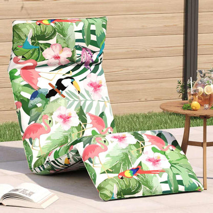 Skládací Lehátko Černé 175X54X8,5 Cm Oxford Fabric