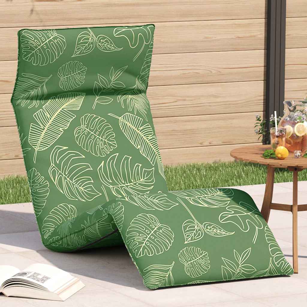 Skládací Lehátko Černé 175X54X8,5 Cm Oxford Fabric
