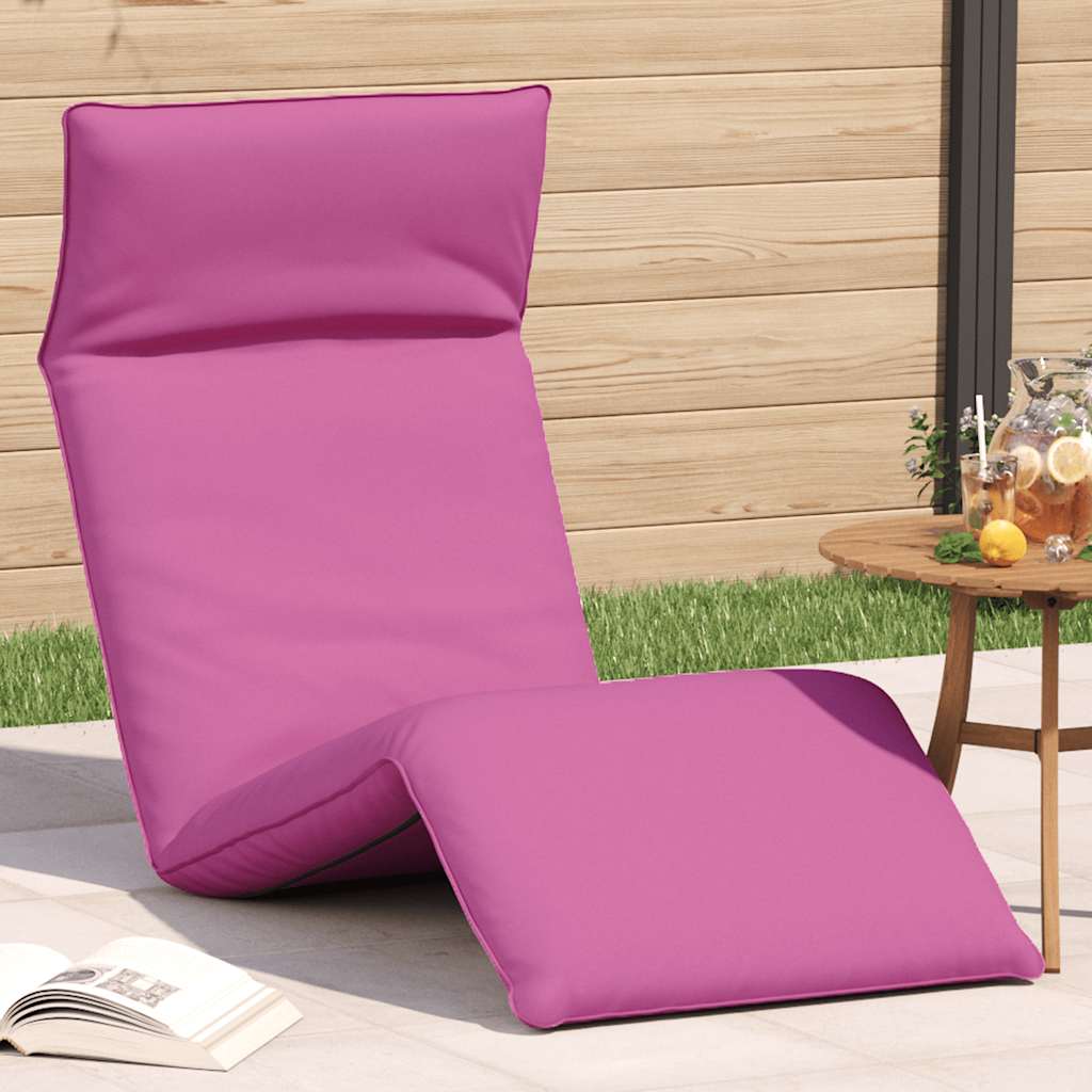 Skládací Lehátko Černé 175X54X8,5 Cm Oxford Fabric