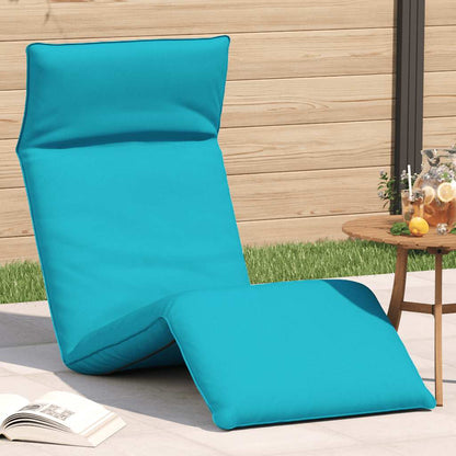 Skládací Lehátko Černé 175X54X8,5 Cm Oxford Fabric