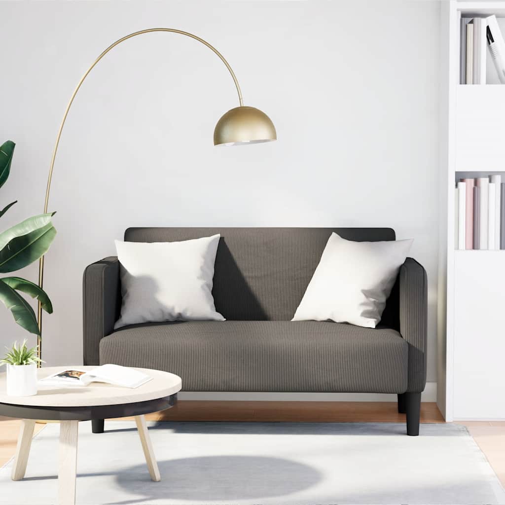 Loveseat Sofa Džungle Zelená 109 Cm Manšestrová Tkanina