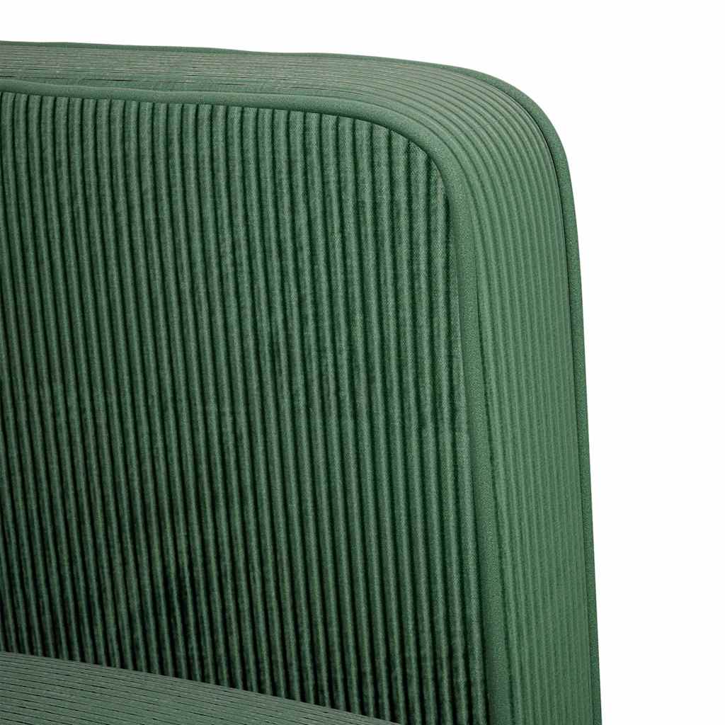 Loveseat Sofa Džungle Zelená 109 Cm Manšestrová Tkanina