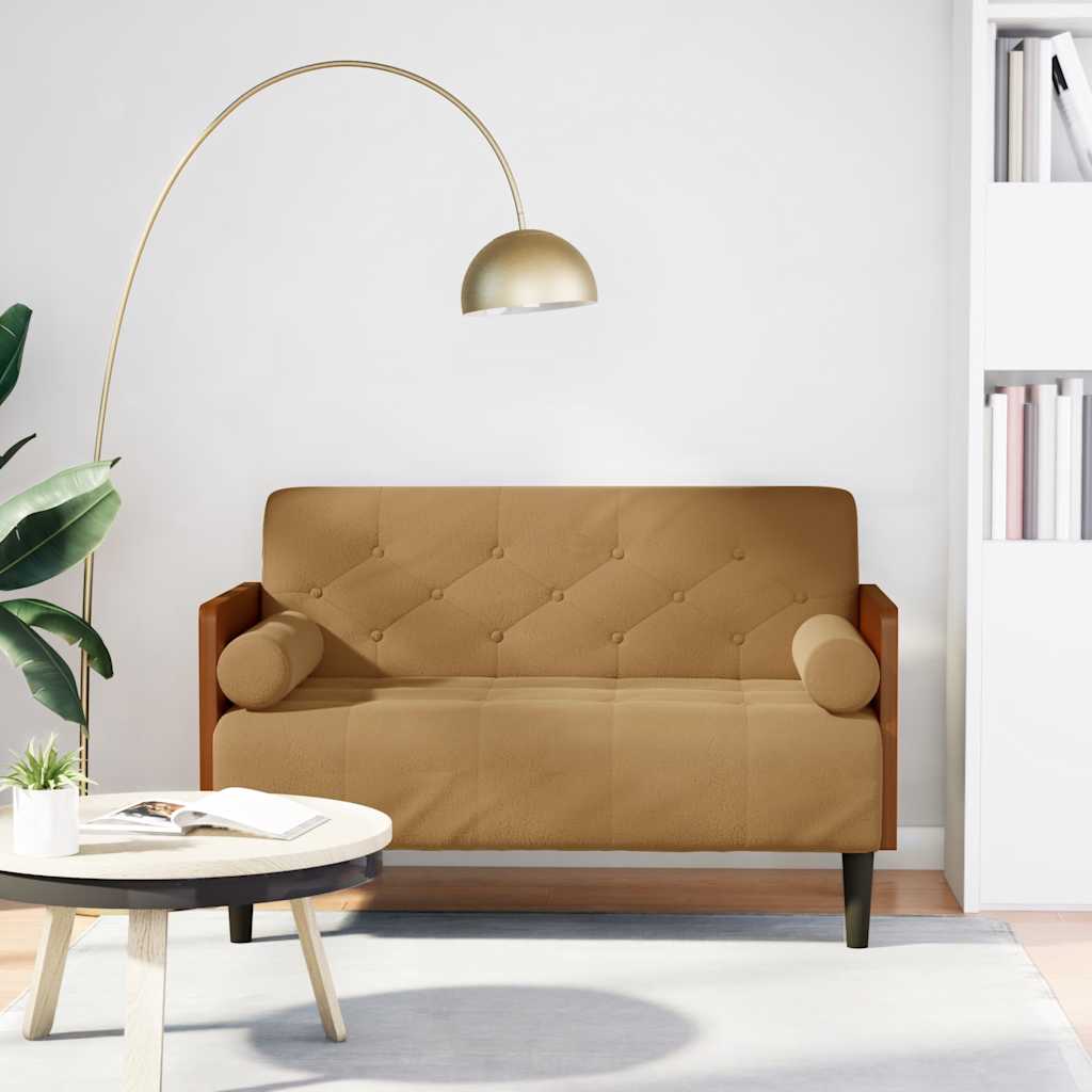 Pohovka Loveseat S Podhlavníkem, , 110 Cm, Samet