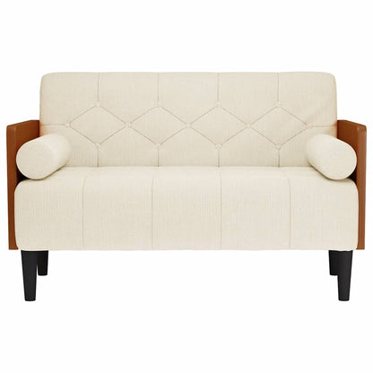 Pohovka Loveseat S Podhlavníkem, 110 Cm, Lněná