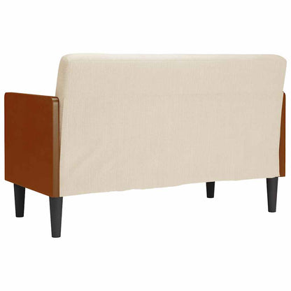 Pohovka Loveseat S Podhlavníkem, 110 Cm, Lněná