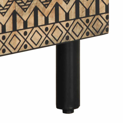 Příborník 60 X 33,5 X 75 Cm Masivní Hrubé Mangovníkové Dřevo