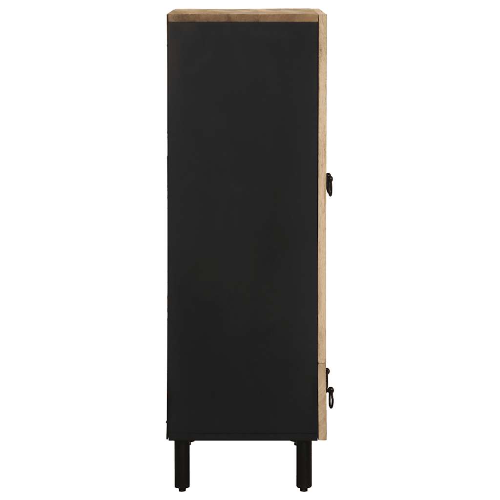 Skříň Highboard 60X33,5X110 Cm Masivní Hrubé Mangovníkové Dřevo