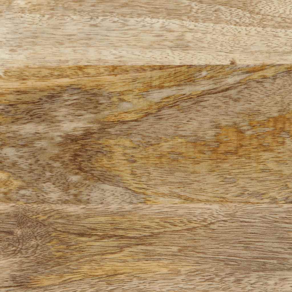 Tv Skříňka 70X33,5X46 Cm Masivní Mangovníkové Dřevo Kouřový Dub