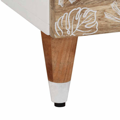 Noční Stolky 2 Ks 40 X 33 X 46 Cm Masivní Mangovníkové Dřevo