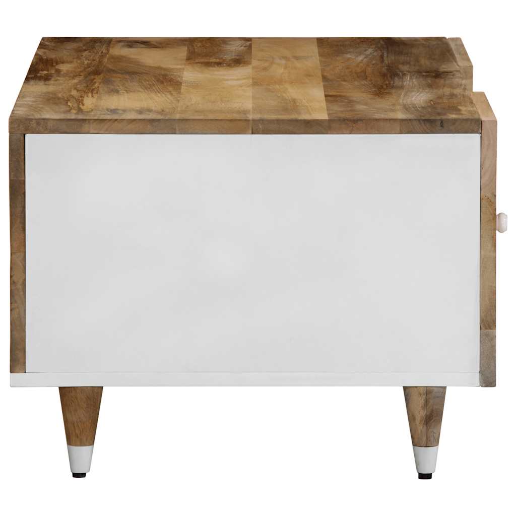 Konferenční Stolek 100 X 54 X 40 Cm Masivní Mangovníkové Dřevo