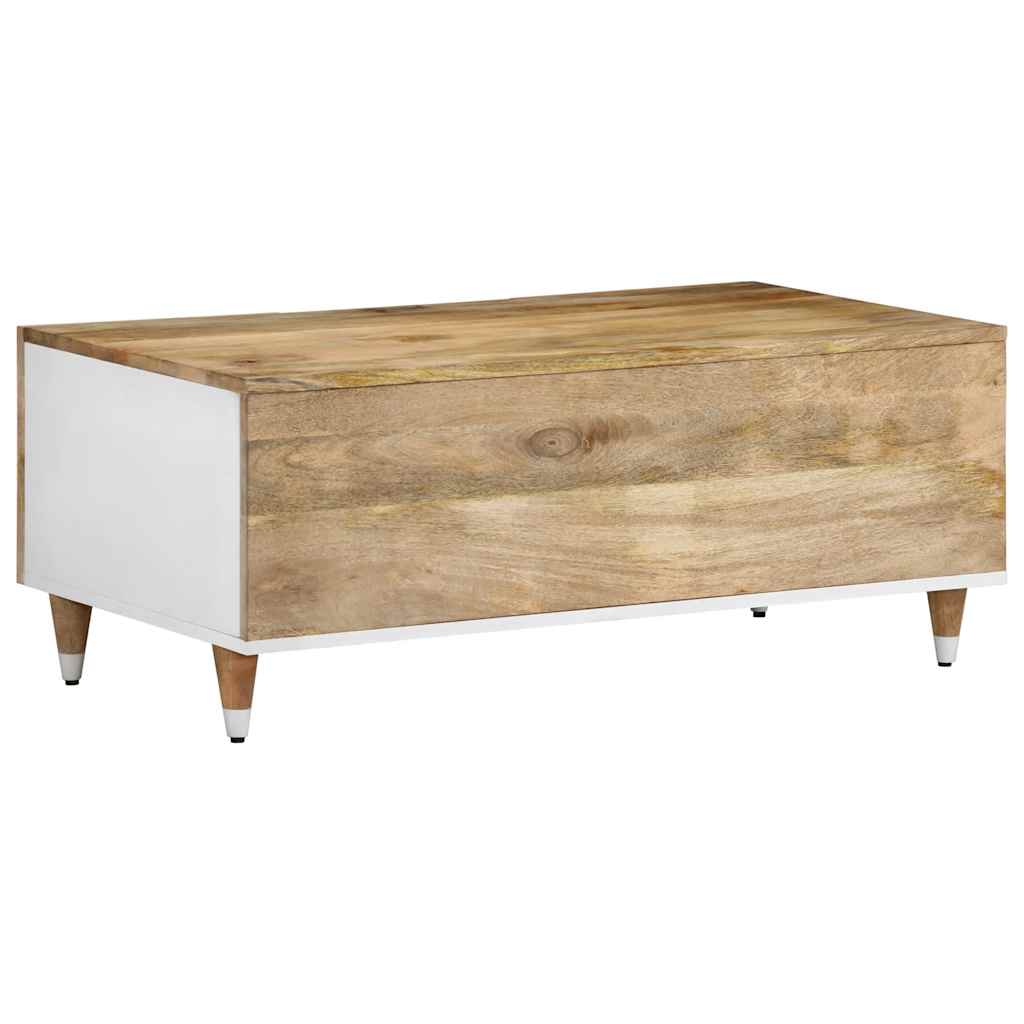 Konferenční Stolek 100 X 54 X 40 Cm Masivní Mangovníkové Dřevo