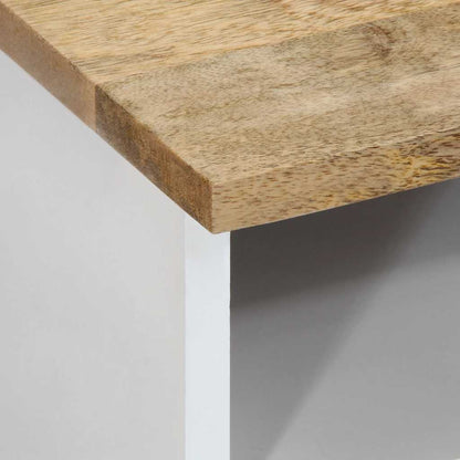 Konferenční Stolek 80 X 54 X 40 Cm Masivní Mangovníkové Dřevo