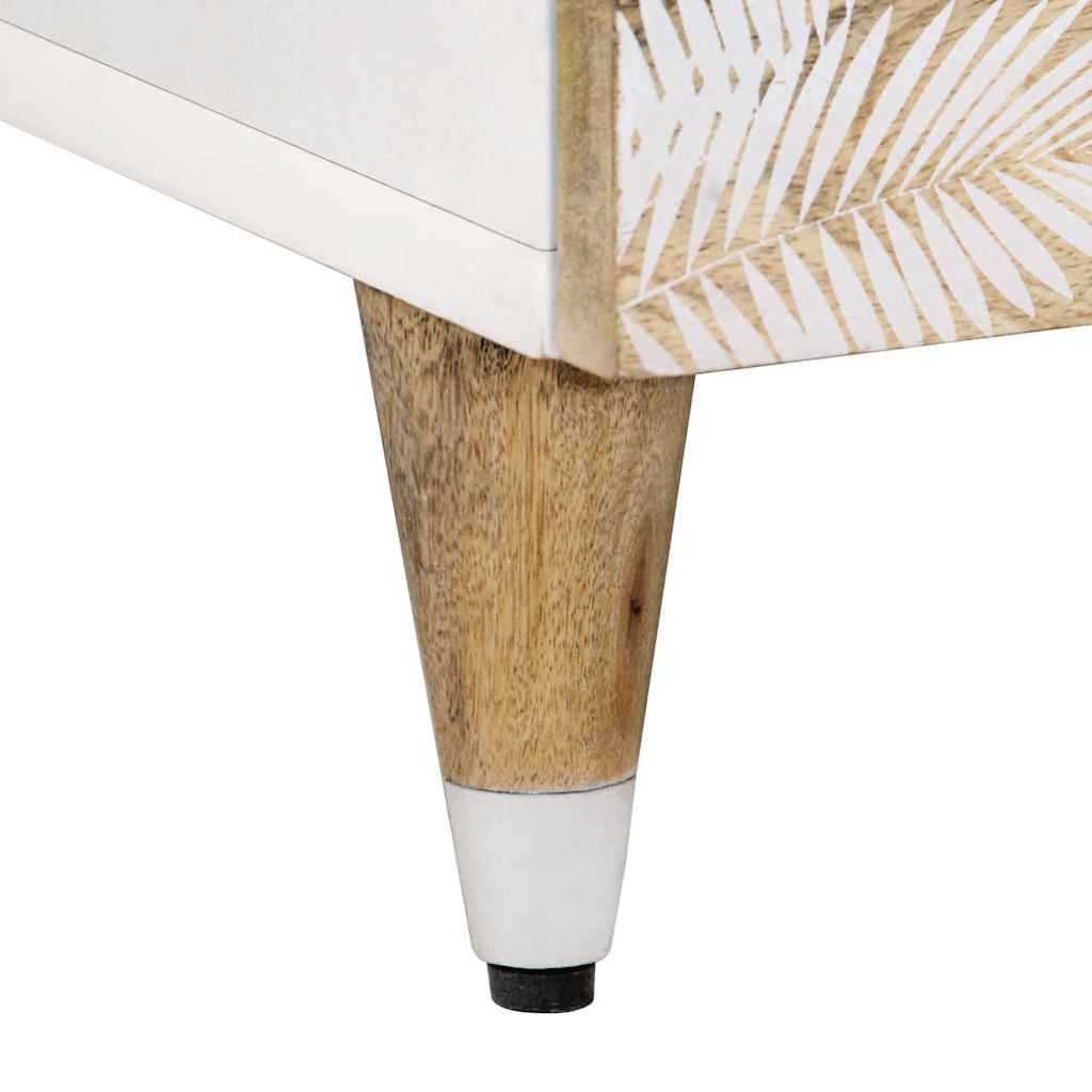 Konferenční Stolek 80 X 54 X 40 Cm Masivní Mangovníkové Dřevo