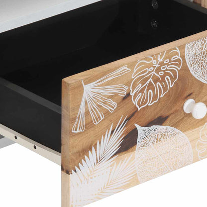 Tv Skříňka 105X33,5X46 Cm Masivní Mangovníkové Dřevo