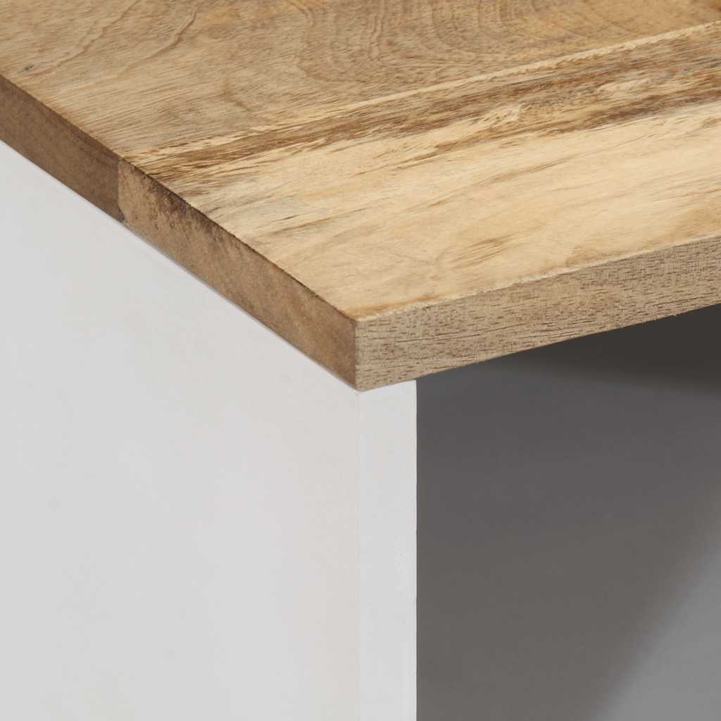 Tv Skříňka 80 X 31,5 X 46 Cm Masivní Mangovníkové Dřevo