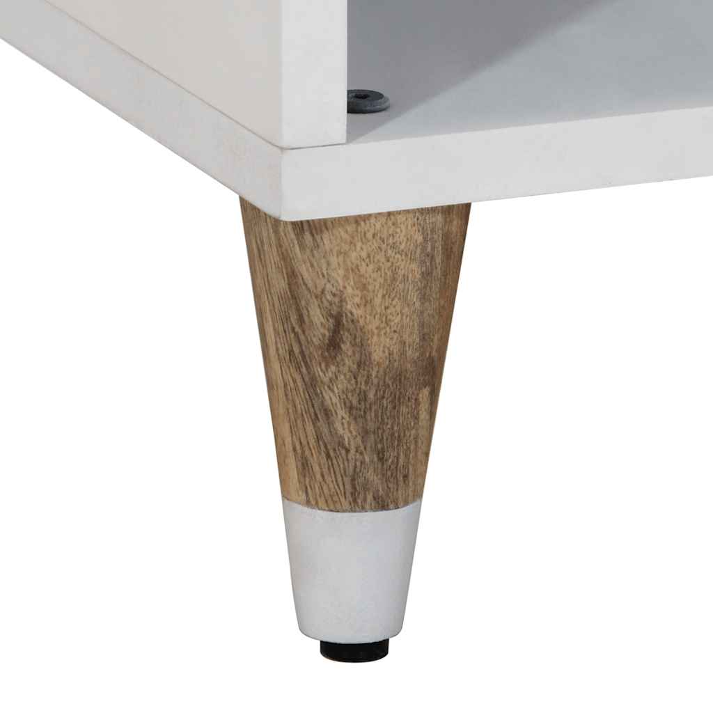 Tv Skříňka 80 X 31,5 X 46 Cm Masivní Mangovníkové Dřevo