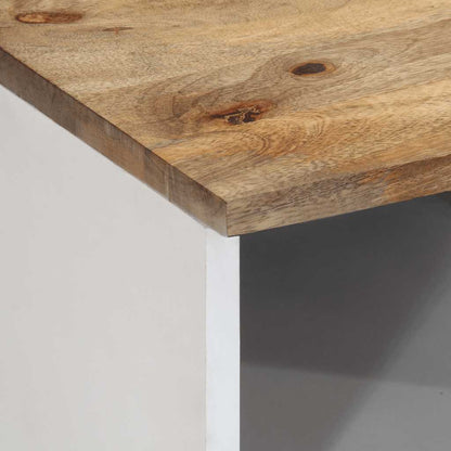 Tv Skříňka 80X33,5X46 Cm Masivní Mangovníkové Dřevo