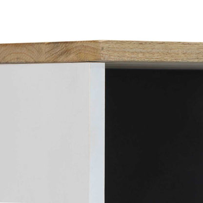 Koupelnová Skříňka 38X33,5X160 Cm Masivní Mangovníkové Dřevo Kouřový Dub