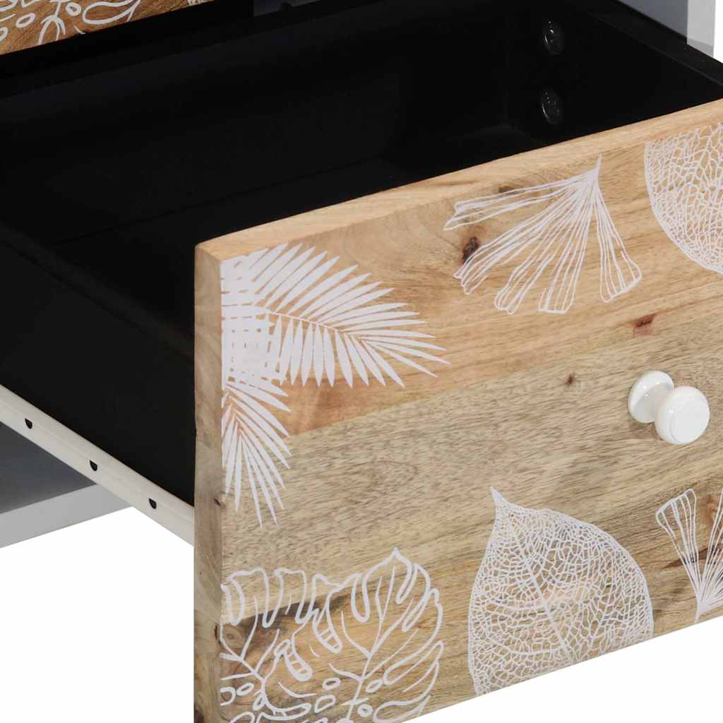 Příborník 40X33,5X75 Cm Masivní Mangovníkové Dřevo