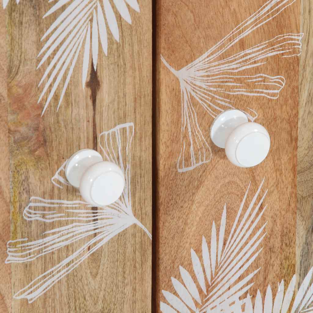 Příborník 60 X 33,5 X 75 Cm Masivní Mangovníkové Dřevo